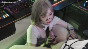 The new AI Girl is Here, Stop Playing Video Game, Play with Me!!! AI Girl gives Blowjob (TEASER)