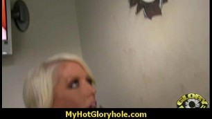 Interracial gloryhole huge cock oral blowjob 3
