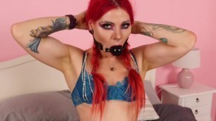 British Redhead Amber Phoenix Fucks Her Ass
